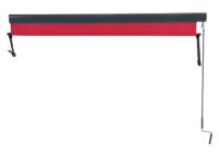 Vertikalmarkise außen bordeaux 250x180 cm mit UV-Schutz