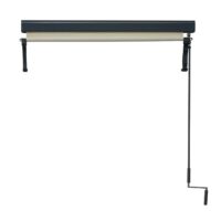 Vertikalmarkise creme 250x140 cm Außenrollo mit UV-Schutz