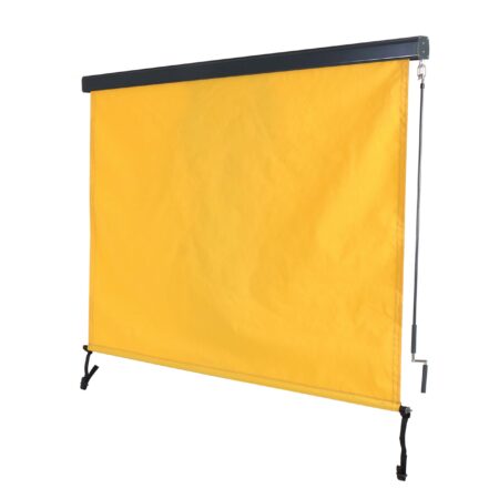 Vertikalmarkise gelb 250x180 cm UV-Schutz 50 Sichtschutz außen