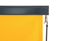 Vertikalmarkise gelb 250x180 cm UV-Schutz 50 Sichtschutz außen