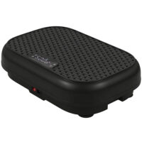 Vibrationsplatte mit Fernbedienung Muskelaufbau LED schwarz