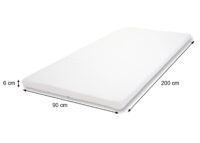 Viscoschaum Matratzentopper Matratzenauflage 6cm 90x200cm