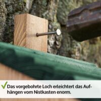 Vogelhaus NaturNest Pultdach wetterfest und robust