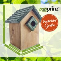 Vogelhaus NaturNest Satteldach wetterfest und robust