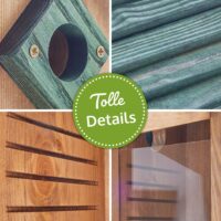 Vogelhaus NaturNest Satteldach wetterfest und robust