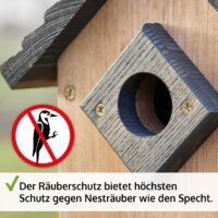 Vogelhaus NaturNest Satteldach wetterfest und robust