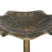 Vogeltränke winterfest stabil für den Garten Vintage Design Bronze
