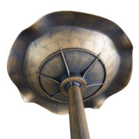 Vogeltränke winterfest stabil für den Garten Vintage Design Bronze