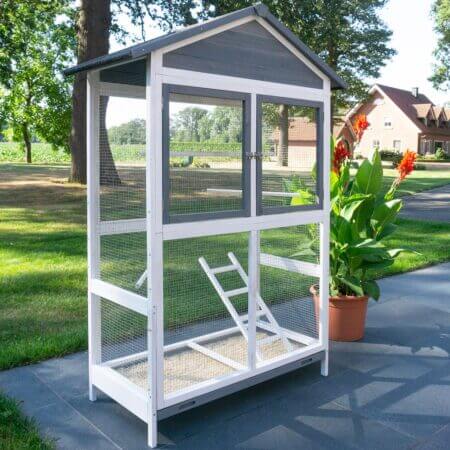 Vogelvoliere Aria wetterfest groß und pflegeleicht