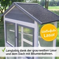 Vogelvoliere Aria wetterfest groß und pflegeleicht