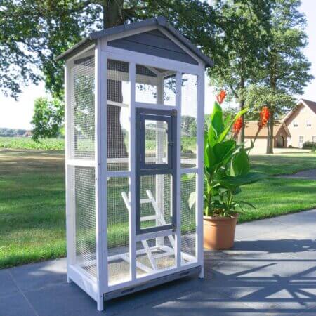 Vogelvoliere Aria wetterfest groß und pflegeleicht