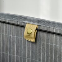 Wäschekorb mit Deckel und Wäschesack für Badezimmer Bambus