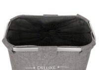 Wäschesammler Laundry Wäschebox mit Netz 1 Fach 56x49x30cm 82l grau