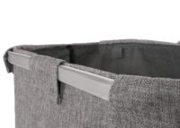 Wäschesammler Laundry Wäschebox mit Netz 1 Fach 56x49x30cm 82l grau