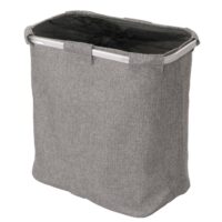 Wäschesammler Laundry Wäschebox mit Netz 1 Fach 56x49x30cm 82l grau