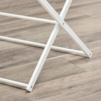 Weisser Wäscheständer und Wäschetrockner 8-stufig faltbar