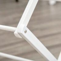 Weisser Wäscheständer und Wäschetrockner 8-stufig faltbar