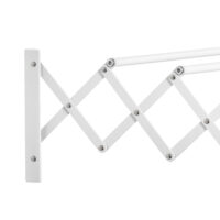 Weisser Wäscheständer und Wäschetrockner für Textilien