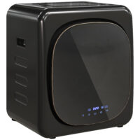 Wäschetrockner kompakt mit UV-Desinfektion 4kg Edelstahl Schwarz