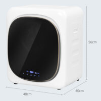 Wäschetrockner kompakt mit UV-Desinfektion 4kg Edelstahl weiss