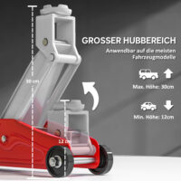 Wagenheber hydraulisch kompakt für Auto SUV mit Überlastschutz 2t