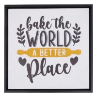 Wandbild Set Holz Leinwand Sprüche Family Home 4-teilig 30x30 cm