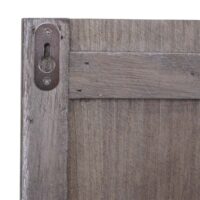 Wandgarderobe Garderobenpaneel Shabby-Look 8 Haken 91x60cm braun shabby Home