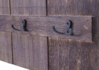 Wandgarderobe Garderobenpaneel Shabby-Look 91x60cm braun shabby Welcome