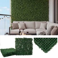 Künstliches Pflanzen Wandpaneel 1 m² für Terrasse und Balkon