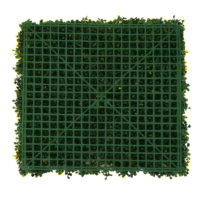 Künstliches Pflanzen Wandpaneel grün gelb 1 m² Terrasse Balkon