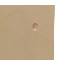Wandpaneel Wandregal Steckboard Lochplatte 4 Ebenen 100x50cm naturfarben