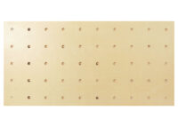 Wandpaneel Wandregal Steckboard Lochplatte 4 Ebenen 100x50cm naturfarben