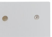 Wandpaneel Wandregal Steckboard Lochplatte 4 Ebenen 100x50cm weiss