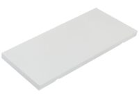 Wandpaneel Wandregal Steckboard Lochplatte 4 Ebenen 100x50cm weiss