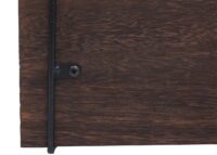 Wandregal JAM-K78 Schweberegal 3 Regalböden 40x40x13cm dunkelbraun