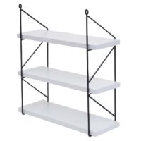 Wandregal JAM-K78 Schweberegal 3 Regalböden 40x40x13cm weiss