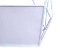 Wandregal JAM-K79 Dekoregal Küchenregal 44x23x11cm Metall weiss