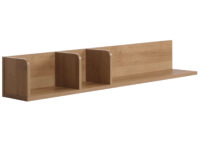 Wandregal JAM-M48 Schweberegal 3 Fächer 20x120x21cm Mango-Holz natur