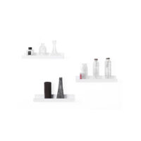 Wandregal Schweberegal 3er-Set Weiss.