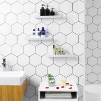 Wandregal Schweberegal 3er-Set Weiss.