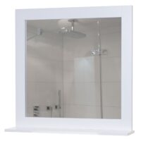 Wandspiegel Badspiegel mit Ablage Landhaus 58x59x12cm weiss