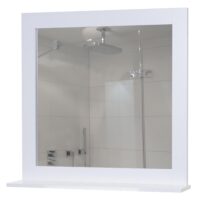 Wandspiegel Badspiegel mit Ablage Landhaus 58x59x12cm weiss