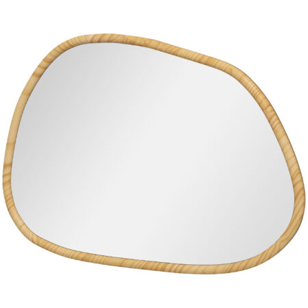 Wandspiegel Vintage 70x50cm Massivholz natur