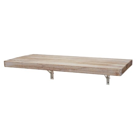Wandtisch Wandklapptisch klappbar Massivholz 100x50cm naturfarben