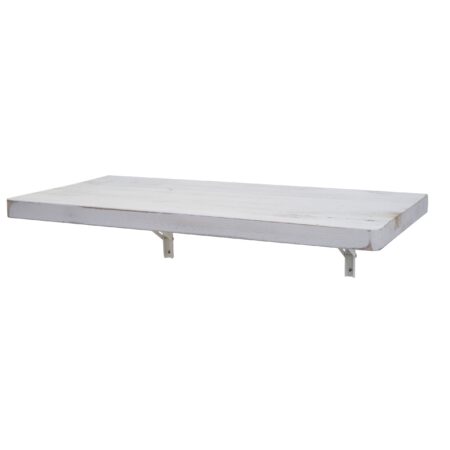 Wandtisch Wandklapptisch klappbar Massivholz 120x60cm shabby weiss