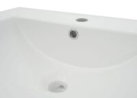 Waschbecken Handwaschbecken Keramik eckig 92cm weiss