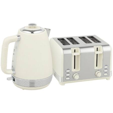 Wasserkocher und 4-Scheiben-Toaster Set 1,7L 2200W 7 Stufen