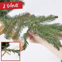 Weihnachtsbaum 180cm FSC Holzständer Premium Qualität Naturgetreu