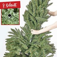 Weihnachtsbaum 180cm FSC Holzständer Premium Qualität Naturgetreu