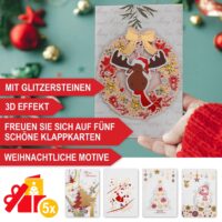 Weihnachtskugeln Festiva 128-teilig in Champagner